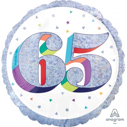 S55 18" Here's To Your Birthday 65 Standard HoloGraphic HX®